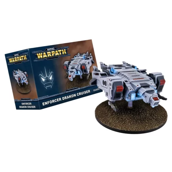 Epic Warpath: Enforcer Drakon Cruiser miniatűr - angol kiadás