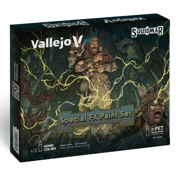 Vallejo - Game Color 12 colors - Special FX Paint Set by Squidmar Miniatures-72207