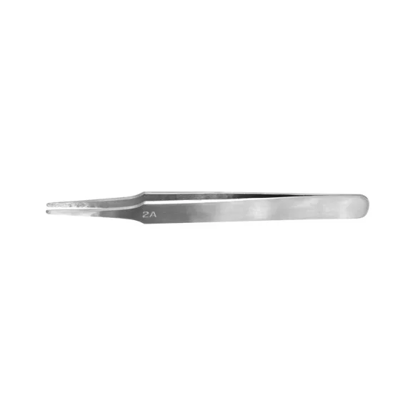 Vallejo - Tools - Flat Rounded Stainless Steel Tweezers (120 mm)-T12007