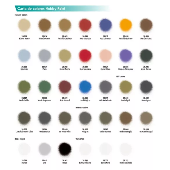 Vallejo - Complete Range - Hobby Paint Spray Colors + Varnishes 400ml-EX716FULL