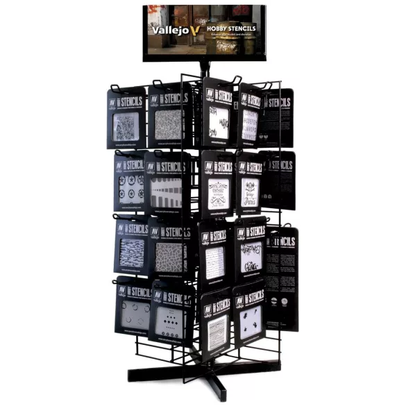 Vallejo - Complete Range - Hobby Stencils 30 refs.-TEX301FULL