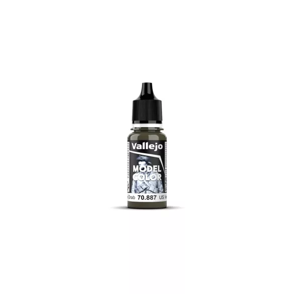 Vallejo - Model Color / Matt - 122 US Olive Drab 18 ml-70887
