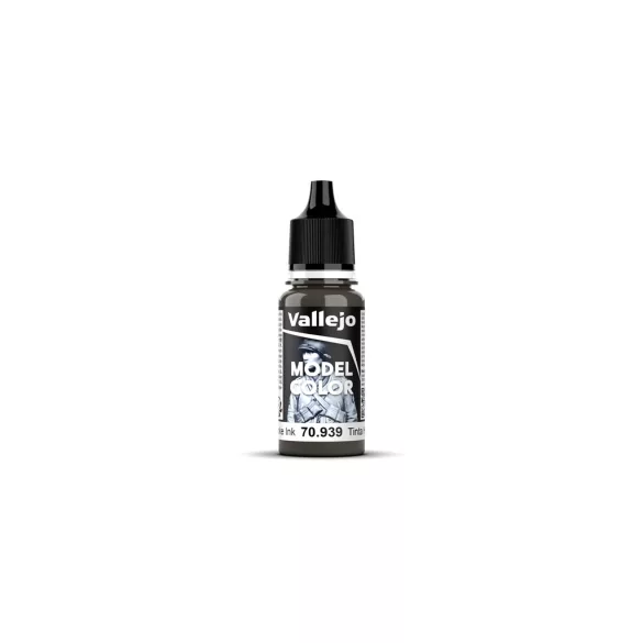 Vallejo - Model Color / Transparent - 194 Smoke Ink 18 ml-70939