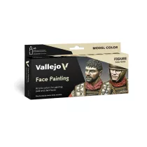 Vallejo - Model Color / Figure / 8 colors set - Face Painting by Jaume Ortiz 18 ml-70119