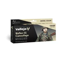 Vallejo - Model Color / Figure / 8 colors set - WaffenSS Camouflage by Jaume Ortiz 18 ml-70180