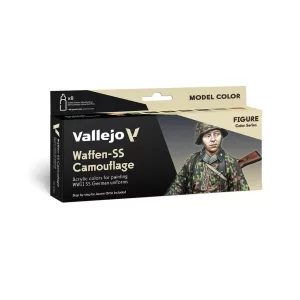 Vallejo - Model Color / Figure / 8 colors set - WaffenSS Camouflage by Jaume Ortiz 18 ml-70180