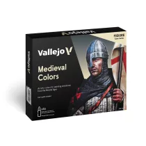 Vallejo - Model Color / Figure / 16 colors set - Medieval Colors 18 ml-70142