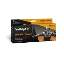 Vallejo - Model Color / Effects / 8 colors set - Metallic Colors 18 ml-70118