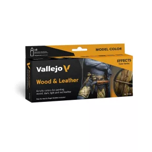 Vallejo - Model Color / Effects / 8 colors set - Wood & Leather by Angel Giraldez 18 ml-70182