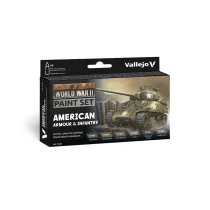 Vallejo - Model Color / WWII / 6 colors set - American Armour & Infantry 18 ml-70203