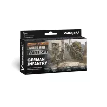 Vallejo - Model Color / WWII / 6 colors set - German Infantry 18 ml-70206