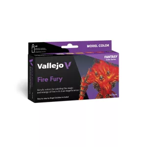 Vallejo - Model Color / Fantasy / 6 colors set - Fire Fury by Angel Giraldez 18 ml-70243