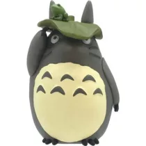 My Neighbor Totoro - Kumukumu Figurine Big Totoro with leaf-ENSKY-51648