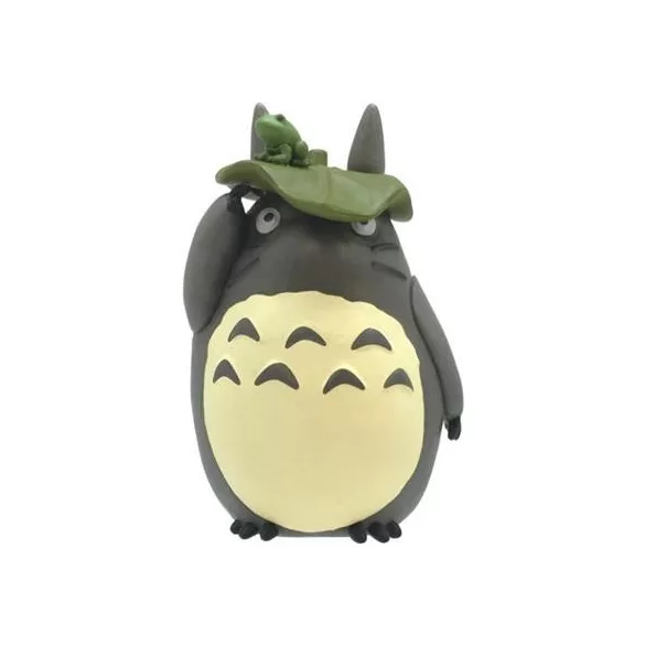 My Neighbor Totoro - Kumukumu Figurine Big Totoro with leaf-ENSKY-51648