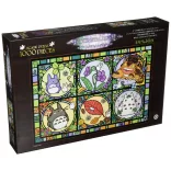 My Neighbor Totoro - Stained glass Puzzle 1000P All seasons-ENSKY-19923