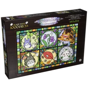My Neighbor Totoro - Stained glass Puzzle 1000P All seasons-ENSKY-19923