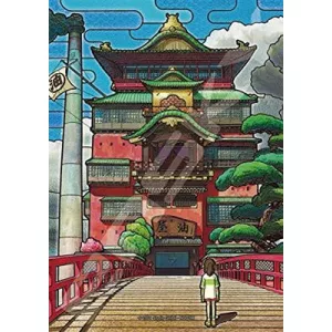 Spirited Away - Stained glass Puzzle 208P Aburaya-ENSKY-50257
