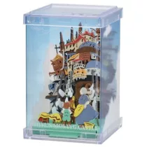 Paper Theater Cube Laundry day - Howl's moving castle-ENSKY-52297