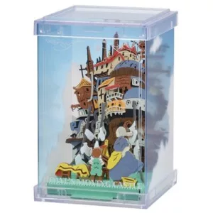 Paper Theater Cube Laundry day - Howl's moving castle-ENSKY-52297