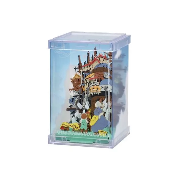 Paper Theater Cube Laundry day - Howl's moving castle-ENSKY-52297
