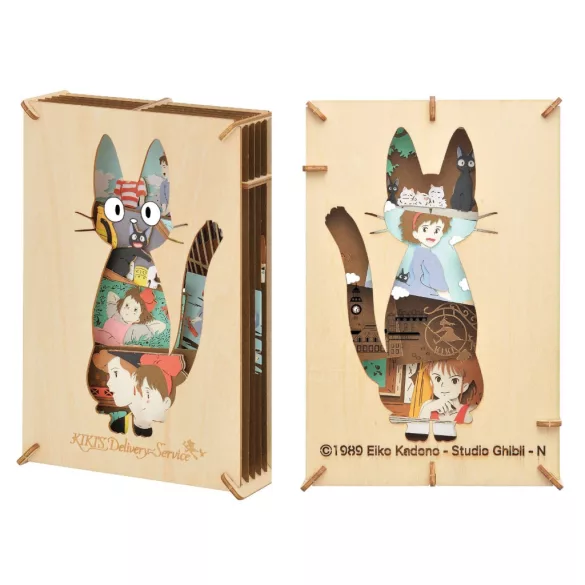 Paper Theater Wood Style Silhouette Jiji - Kiki's delivery service-ENSKY-52301