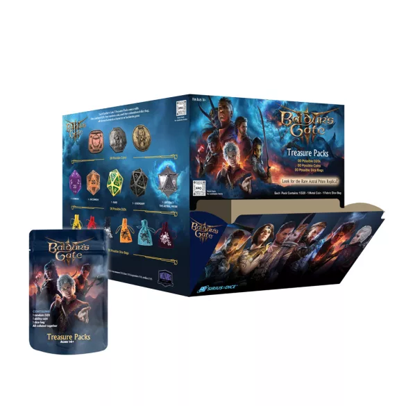 Sirius Dice - Baldur's Gate Treasure Packs PDQ (25 Treasure Packs)-SDZ2003-03