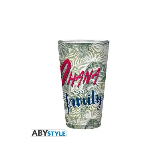 DISNEY - Large Glass - 400ml - Lilo & Stitch-ABYVER164