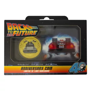 Back to the Future 40th Anniversary Presentation Coin-UV-BF214