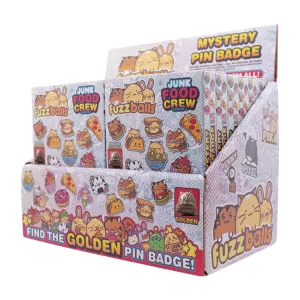 Fuzzballs Mystery Pin Badge CDU Containing 12 Blind Boxes-RL-FBS11-CDU