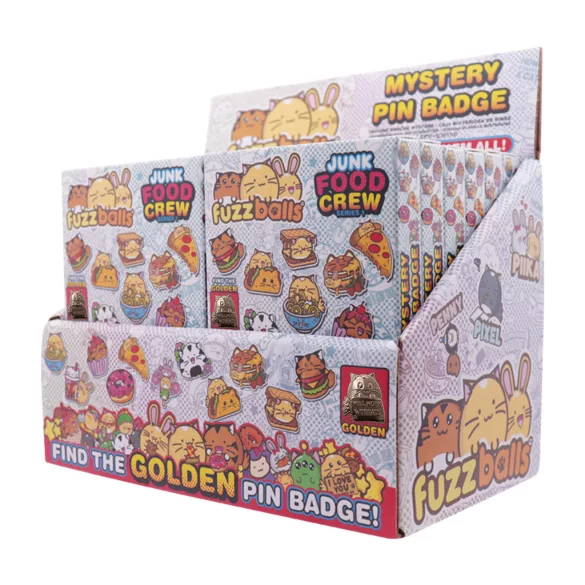 Fuzzballs Mystery Pin Badge CDU Containing 12 Blind Boxes-RL-FBS11-CDU