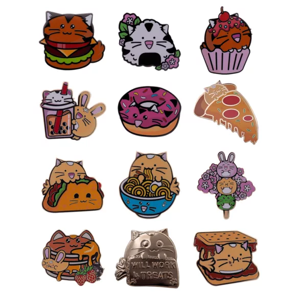 Fuzzballs Mystery Pin Badge CDU Containing 12 Blind Boxes-RL-FBS11-CDU