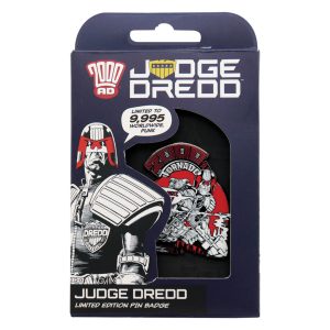 2000 AD Judge Dredd You’re Next Punk Pin Badge-RB-JD05