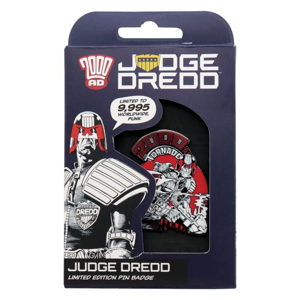 2000 AD Judge Dredd You’re Next Punk Pin Badge-RB-JD05