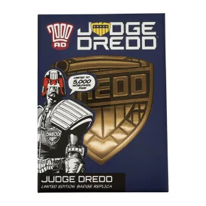 2000 AD Judge Dredd Badge Replica-RB-JD06