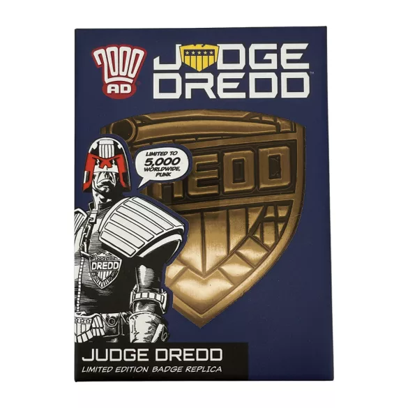 2000 AD Judge Dredd Badge Replica-RB-JD06