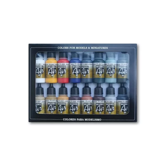 Vallejo - Model Air / 16 colors set - Basic Colors-71178