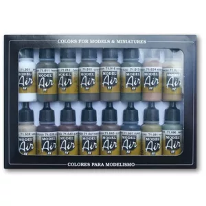 Vallejo - Model Air / 16 colors set - German/Allied WWII-71190