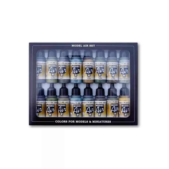Vallejo - Model Air / 16 colors set - RLM Colors-71193