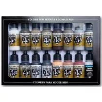Vallejo - Model Air / 16 colors set - Weathering Set-71194