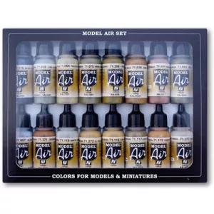 Vallejo - Model Air / 16 colors set - German WWII Europe & Africa-71208