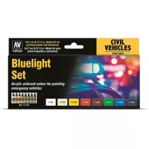 Vallejo - Model Air / Civil / 8 colors set - Bluelight Set-71154