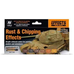 Vallejo - Model Air / Effects / 8 colors set - Rust & Chipping Effects-71186