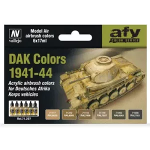 Vallejo - Model Air / 6 colors set - DAK Colors 1941-1944-71207