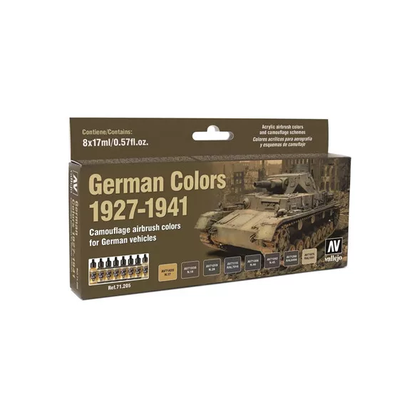 Vallejo - Model Air / 8 colors set - German WWII Colors 1927-1941-71205