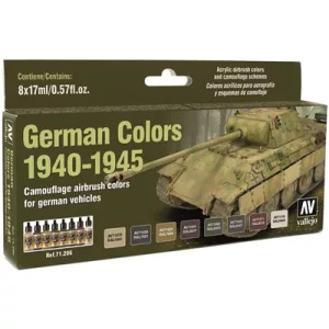 Vallejo - Model Air / 8 colors set - German WWII Colors 1940-1945-71206