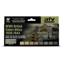 Vallejo - Model Air / 8 colors set - WWII British Colors Africa 1939-1943-71622
