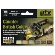 Vallejo - Model Air / 6 colors set - British Caunter Colors 1940-1941-71211