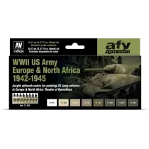 Vallejo - Model Air / 8 colors set - US Army Europe & North Africa 1942-1945-71625