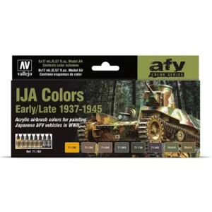 Vallejo - Model Air / 8 colors set - IJA Colors Early/Late 1937-1945-71160