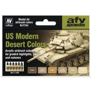 Vallejo - Model Air / 6 colors set - US Modern Desert Colors-71209